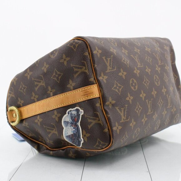 LOUIS VUITTON "Around the world" 35 CM bandoulaier & matching wallet - Picture 4 of 7